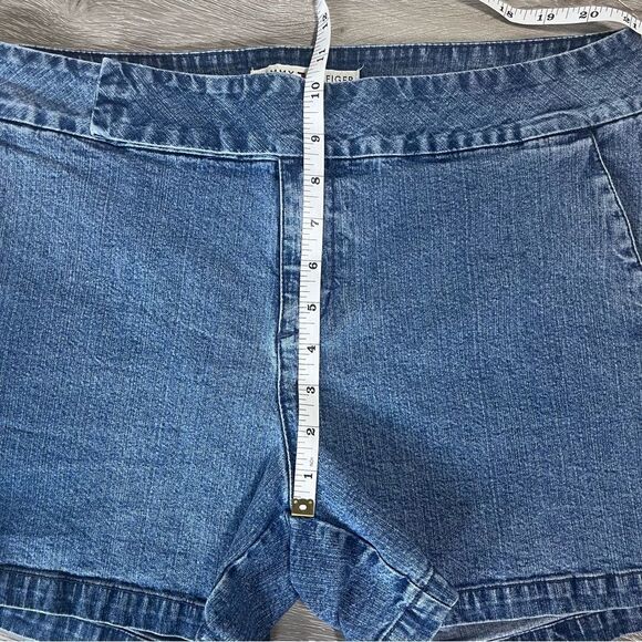 Tommy Hilfiger Y2K Denim Shorts Sz 12 - Picture 12 of 13